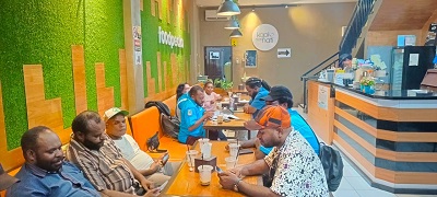 Suasana Rapat Pleno Pembentukan Panitia Musda Perdana DPD KNPI Papua Tengah